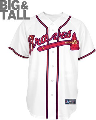 Atlanta Braves Big and Tall Jerseys and Apparel