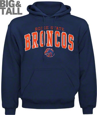 Big and tall Boise St. Broncos sweatshirt