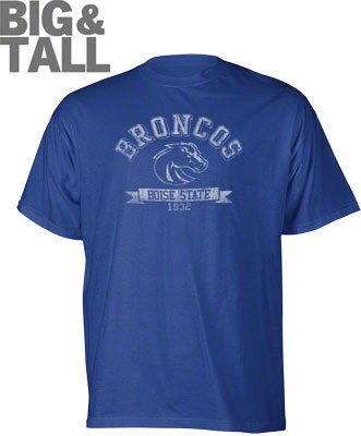 Big and Tall Boise St. Bronco's T-Shirt