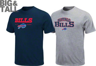 Buffalo Bills Sweatshirt, Tees, Jackets Big 3X 4X 5X 6X XLT-5XLT Tall