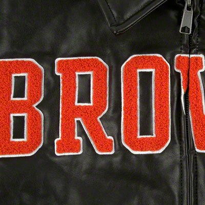 Big and Tall Cleveland Browns Leather Jacket