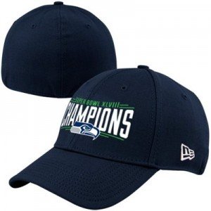 seattle seahawks superbowl champions fitted hat, seahawks super bowl champs hat